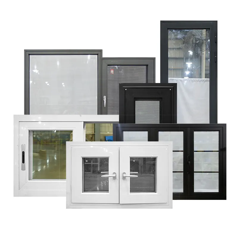 Hihaus custom smart house low u value black aluminum and glass windows