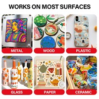 Nouveau produit 60 couleurs de marqueurs de peinture acrylique ensembles de marqueurs d'art à pointe de pinceau pour l'artisanat de bricolage en céramique