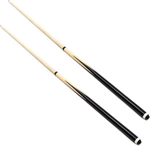Bâton <span class=keywords><strong>de</strong></span> queue <span class=keywords><strong>de</strong></span> billard américain en bois blanc 550g 145cm, <span class=keywords><strong>quatre</strong></span> pointes peintes à la bombe 1/2 bâton <span class=keywords><strong>de</strong></span> billard - Product Image 3