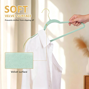 Percha Aterciopelada Antideslizante con Rotación de 360 Grados °   Gancho Giratorio para Guardar Ropa en Armario, Diseño Minimalista, Ahorro de Espacio - Product Image 3