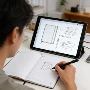Bolígrafo Inteligente con Reconocimiento Preciso por IA y Cuaderno A5 para Notas Extendidas, Modelo D-133 S, para Compra en Grupo - Product Image 1