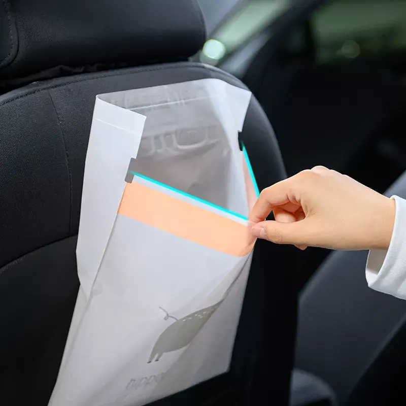 実用的な再利用可能な車のゴミ袋カーシートに最適なデザインの使い捨てゴミ車のゴミ袋