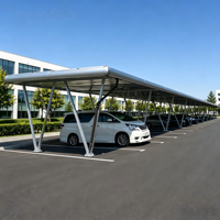 HBGenix : Nouveaux abris solaires et garages étanches, durée de vie 20-25 ans, résistance au vent 60 m/s et charge de neige 1,4 KN/m², supports solaires