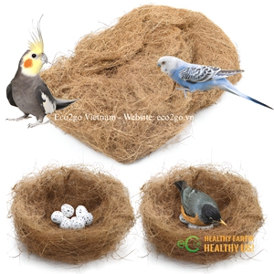 Fibre de coco naturelle de haute qualité, écologique, 25 cm, finesse 5, du fabricant Eco2go Vietnam - Product Image 1