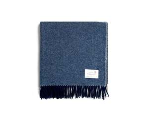100% lana de lujo personalizado cálido <span class=keywords><strong>Alpaca</strong></span> tejido grueso Lap Plaid Manta con flecos portátil tamaño doble ropa de cama para sofá - Product Image 4