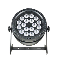 Éclairage de scène RGBW 4-en-1, étanche IP65, 18x10W LED Par Light avec contrôle DMX512, CRI90 pour DJ/Disco/Événements festifs
