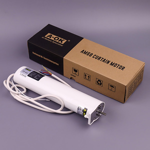 AM68-1.5/100-EM-<span class=keywords><strong>PW</strong></span> Rideau motorisé simple à courant alternatif, Bluetooth, pour maison intelligente, bureau, salon, en alliage d'aluminium, avec <span class=keywords><strong>radio</strong></span> intégrée - Product Image 3