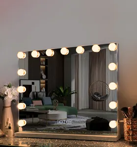 Simples Style Metal Vanity Mirror Professional Mirror Office Makeup Mirror