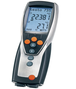 Thermomètre multicanal haute précision Testo 735-2 avec écran LCD, communication USB, support OEM - Matériau plastique, indice de protection IP67 - Product Image 5