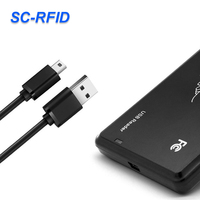 Lector RFID USB HF LF Compatible con Múltiples Sistemas para Programación de Tarjetas de Acceso de Estudio y Codificación de Datos de Etiquetas NFC Personalizadas