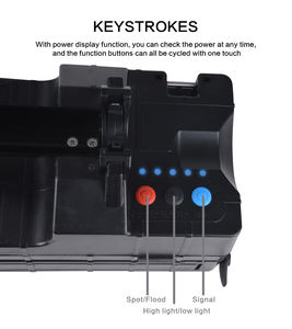 Lampe de travail <span class=keywords><strong>LED</strong></span> rechargeable Foxhawk authentique 40w multifonctionnelle à 360 degrés 6000 lumens étanche à intensité variable pour atelier - Product Image 6