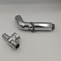 Service de moulage par injection PVC sur mesure OEM ODM, pièces de robinet chromées et électrolytiques, tolérance 0,01-0,05 mm, MOQ 1 pièce