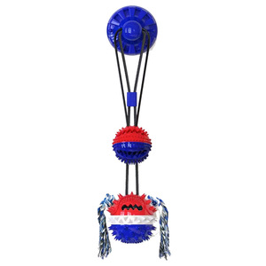 Toptan ses vantuz köpek diş fırçası taşlama topu köpek oyuncak taşlama köpek malzemeleri Pet çiğneme oyuncağı - Product Image 5