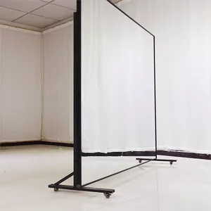 Espelho de parede personalizado de comprimento total, espelho chanfrado de dança para academia, grande área, ginástica, ioga