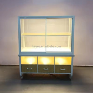 Bánh gỗ hiển thị là viết tắt của bánh và bánh mì, tủ lạnh hiển thị tủ cho các sản phẩm bánh - Product Image 3