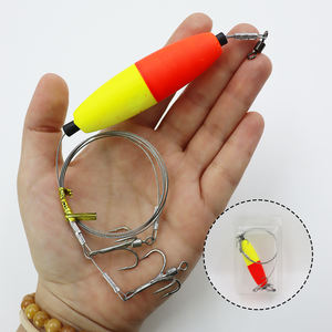 KOMCAMCIS-<span class=keywords><strong>Flotteur</strong></span> <span class=keywords><strong>de</strong></span> poisson-chat prêt à l'emploi en mousse EVA <span class=keywords><strong>avec</strong></span> <span class=keywords><strong>ligne</strong></span> en acier 2 hameçons aigus pour la pêche, OEM, nouveau modèle E11 - Product Image 6