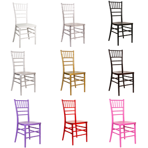 Toptan töreni altın plastik monoblok Chivari sandalye reçine istiflenebilir düğün ziyafet Tiffany Chiavari sandalyeler - Product Image 4