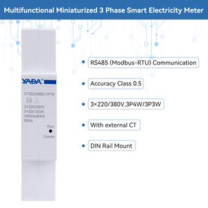 Contatore di Energia Intelligente Trifase ad Alta Precisione con Rilevamento Armonico e Comunicazione RS485 per Distribuzione Elettrica Intelligente - Product Image 3