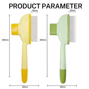 Peine antipulgas para mascotas para gatos, perros, removedor de pelo para perros, cepillo para gatos para arrojar el pelo de mascotas, herramienta de aseo, peine para gatos, peine de dientes de acero inoxidable - Product Image 2