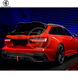 Kit carrosserie en fibre de carbone de haute qualité style BKSS pour Audi RS6 C8 avec spoiler avant et arrière et jupes latérales - Product Image 5