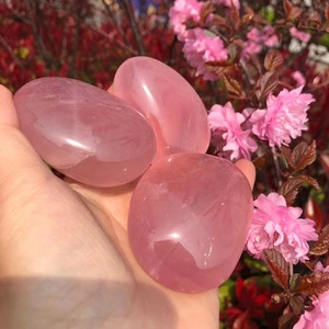 Pietre curative di cristallo naturale di pietra di palma di quarzo rosa di alta qualità prodotti di guarigione spirituale per la meditazione - Product Image 4