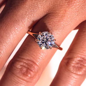 Women's Engagement & Wedding Anniversary Ring <b>Art</b> Deco Style with Cut Diamond Halo Sterling Silver Bridal Halo <b>Set</b> - Product Image 2