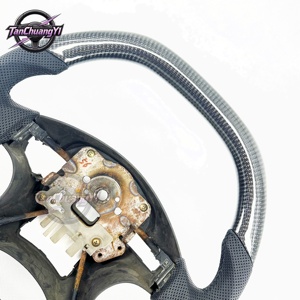 Volante de Coche Personalizado de Fibra de Carbono y Cuero Perforado para <span class=keywords><strong>Honda</strong></span> Civic 1996 1997 1998 1999 <span class=keywords><strong>2000</strong></span> - Product Image 5