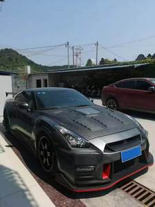 3K Carbon Fiber Transparent Engine Hood for 2009-2016 Nissan GT R R35 - Product Image 3