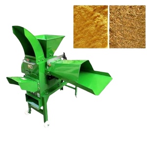 Machine électrique multifonctionnelle pour la transformation des aliments, broyeur de paille et coupe-fourrage pour aliments secs et humides pour porcs et bovins avec moteur intégré - Product Image 1