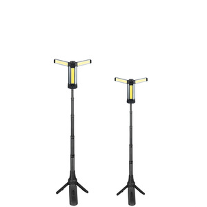 Lanterna da Campeggio LED Pieghevole e Regolabile in Altezza, Luce da Lavoro con Treppiede Telescopico per Esterni - Product Image 5