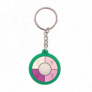 Outdoor Ultraviolet Rays Sensor Indicator Detector Color Changing Keychain - Product Image 1