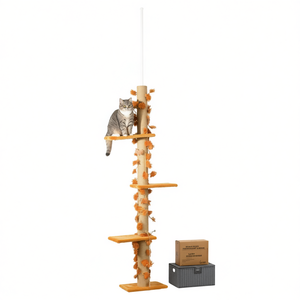 Árbol para Gatos con Rascador de Sisal, 4 Niveles, Estilo Clásico, Resistente, para Diversión Felina en Interiores - Product Image 1