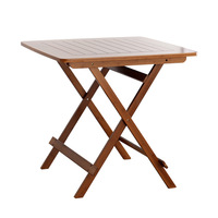 Table carrée pliable en bambou, table à manger portable pour balcon, chaises pour petits appartements, dortoir, meubles d'extérieur, minimaliste et moderne
