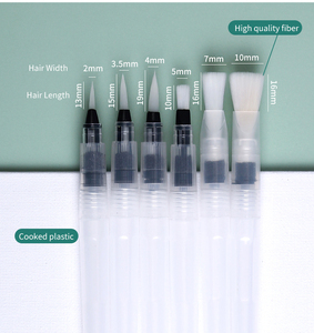6 pièces aquarelle calligraphie peinture outil <span class=keywords><strong>pinceau</strong></span> à eau stylo <span class=keywords><strong>encre</strong></span> <span class=keywords><strong>rechargeable</strong></span> ciblée pour Art peinture ensemble avec Nylon cheveux plastique - Product Image 3