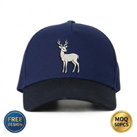 Casquettes de camionneur personnalisées en gros avec logo, motif animalier sportif, 5 panneaux, en sergé et maille respirante, imperméables, brodées, avec patchs