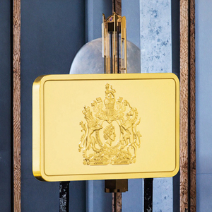 High Quality British Queen <strong>Elizabeth</strong> Gold Bar Souvenir Royal <strong>Crown</strong> Diamond Inspired Art Collectible Metal Bullion - Product Image 3