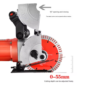 Portable <strong>Electric</strong> Wall <strong>Grooving</strong> <strong>Machine</strong> High Power Concrete Wall Pavement Cutting Tool CE - Product Image 4