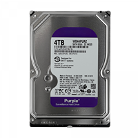 Nuevo Disco Duro de Vigilancia SATA de 4 TB, 3.5 Pulgadas, Interno, 6 Gs, 128 MB de Caché, 24/7 NVR para Monitoreo CCTV WD44PURZ