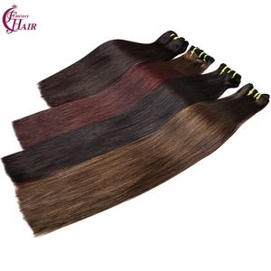 FH Vente en gros Extensions de cheveux à trame bouclée Fumi Paquets de cheveux humains vierges vietnamiens à double tirage - Product Image 6