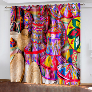 <span class=keywords><strong>Cortinas</strong></span> de sombra tradicionales etíopes personalizadas <span class=keywords><strong>con</strong></span> cualquier diseño, 2 uds., estilo bohemio, sala de estar, dormitorio, decoración del hogar, <span class=keywords><strong>cortinas</strong></span> - Product Image 1