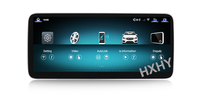 Radio de Coche HXHY Qualcomm de 10.25/12.8 Pulgadas con Android 15, Reproductor de Video GPS para Mercedes Benz Clase A W176 /GLA X156 / CLA C117 13-18