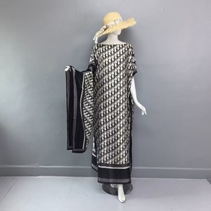 安卡拉印花飘逸卡夫坦女装雪纺达什卡钻石布连衣裙非洲女性卡夫坦连衣裙非洲达什基连衣裙 - Product Image 5