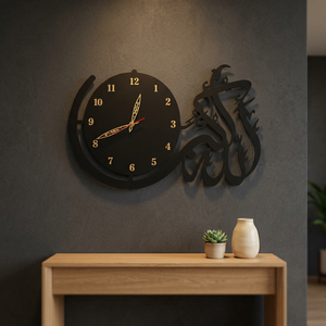 <b>Modern</b> Metal <b>Wall</b> <b>Clock</b> With Abstract Dragon Design Quartz Analog Silent Hanging <b>Clock</b> For Living Room Decor - Product Image 1