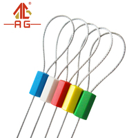 AG-C020 Scellés de câble hexagonaux en ABS de 1,5 mm, scellés de câble en plastique recouvert