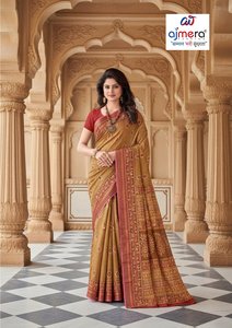 Saris élégants de créateur pour femmes, style tendance avec confort premium, séchage rapide, protection solaire, pour le bureau, le quotidien, les fêtes et les occasions festives - Product Image 3