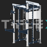 TT FLEX Rack d'entraînement complet, Machine Smith, Rack pour Squats et Bench Press, Équipement de musculation pour salle de sport à domicile