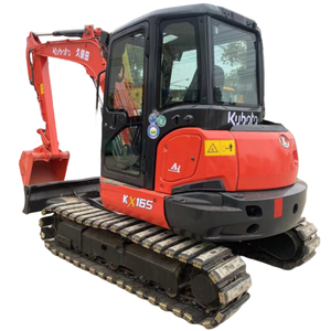 Mini pelleteuse d'occasion KX165 6 tonnes Moteur de pompe à noyau d'origine japonaise de Shanghai pour la construction urbaine et l'agriculture - Product Image 6