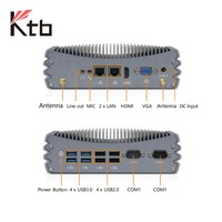 Mini PC industriel KTB-422-8U 6e génération 4*USB3.0 Realtek 8111 M.2 2280 Système embarqué à faible consommation pour la fabrication intelligente IPC