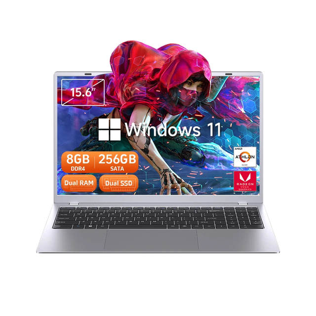 15.6 Inch New Ordinateur Business Laptop Portable New Business Computer AMD 3020e DDR4 Windows 11 Pro Laptops Brand New