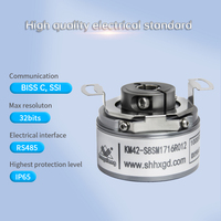 Encoder Optik Poros Berongga KM42 10mm Baja Tahan Karat 12 Bit Dilengkapi Sensor Encoder Absolut Multiturn RS485